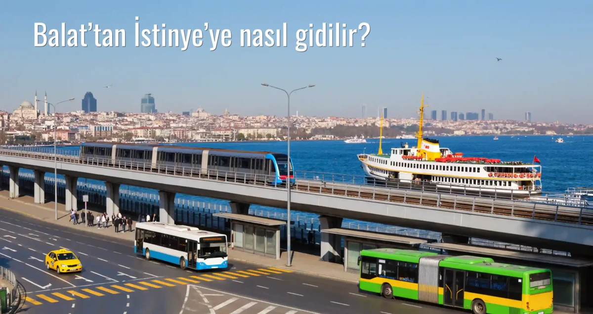 Balat’tan İstinye’ye Nasıl Gidilir?