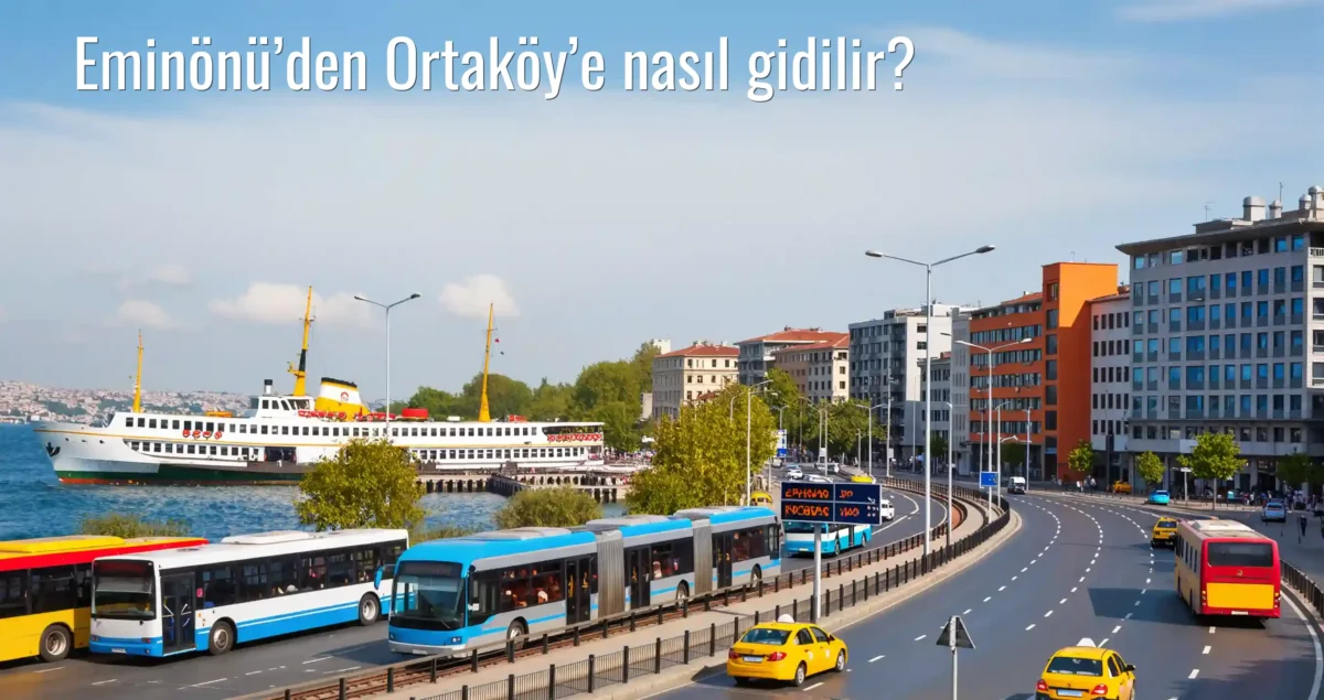 Eminönü’den Ortaköy’e Nasıl Gidilir?